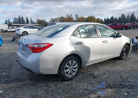 2016 Toyota Corolla Le from USA, damaged, VIN 2T1BURHE3GC746041